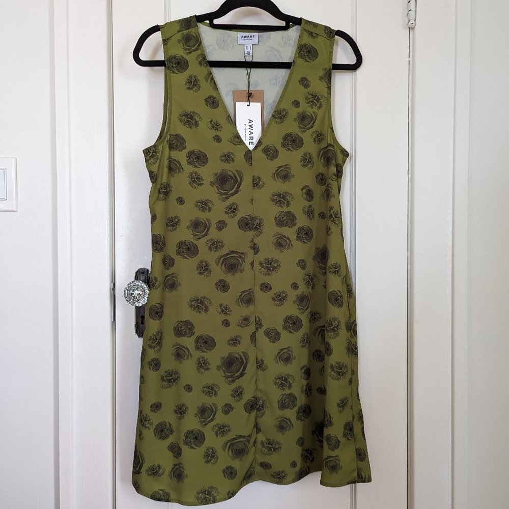 Vero Moda Dress with Black Rose Motif